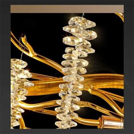 Candelabru Miracle Dining 1600x600, 16 surse de iluminare